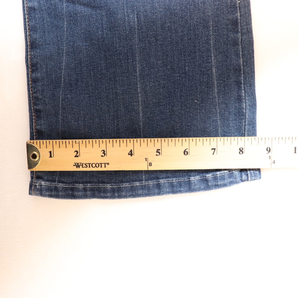 GUESS Blue Tailored Mini‎ Boot Distressed Jeans 32 - Picture 10 of 10